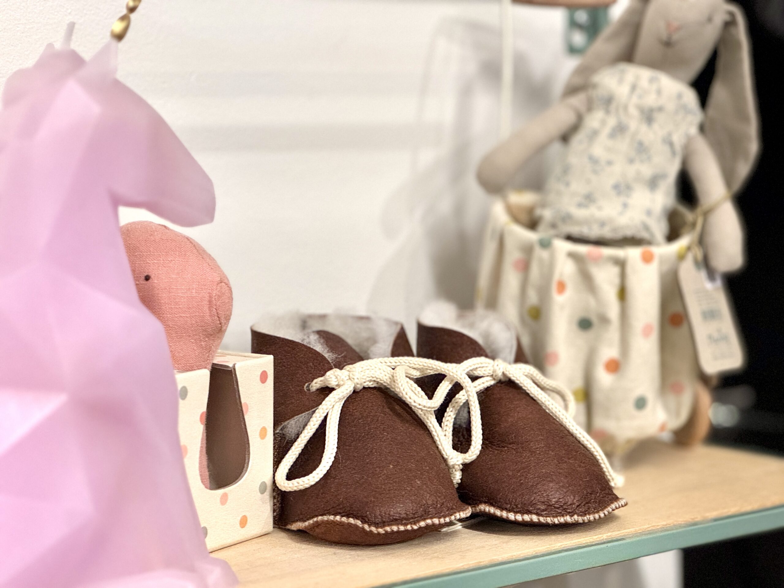 Handcrafted baby gifts at Hús Handanna in Egilsstaðir.