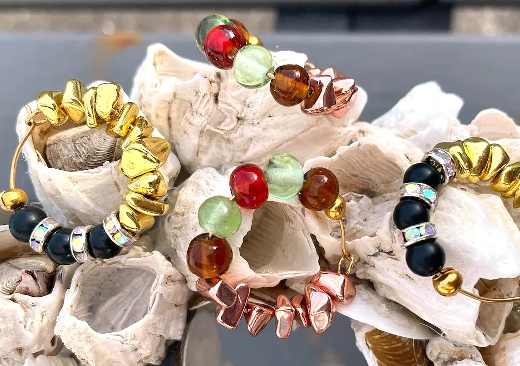 Coastal-inspired accessories from Bakkabúð Design Store in Djúpivogur.