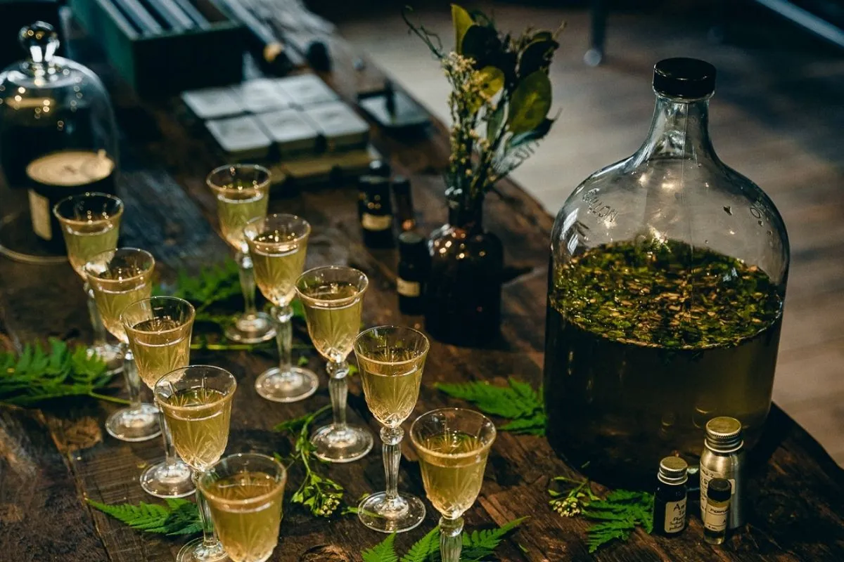 Artisanal perfume infusion and scent-tasting tools at the Fischersund art collective in Reykjavik.