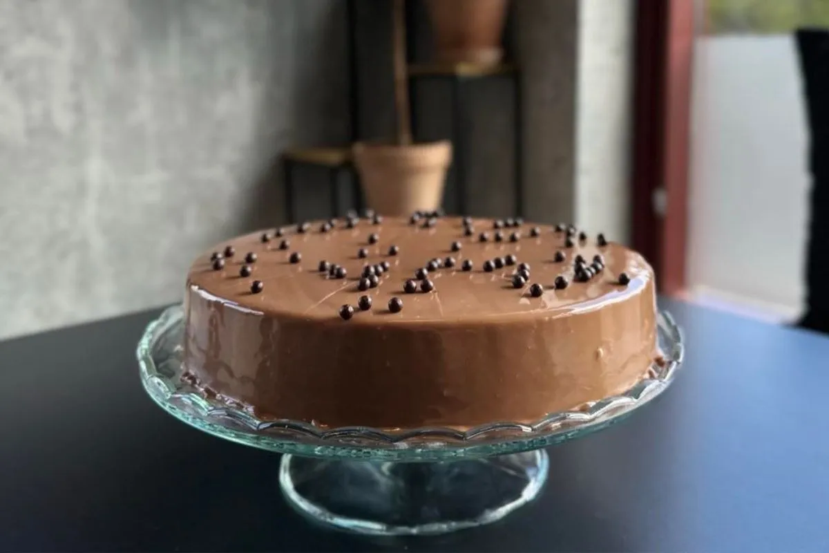 Gourmet chocolate cake and specialty desserts at Kastalakaffi, a cozy cafe in Reykjavik, Iceland.