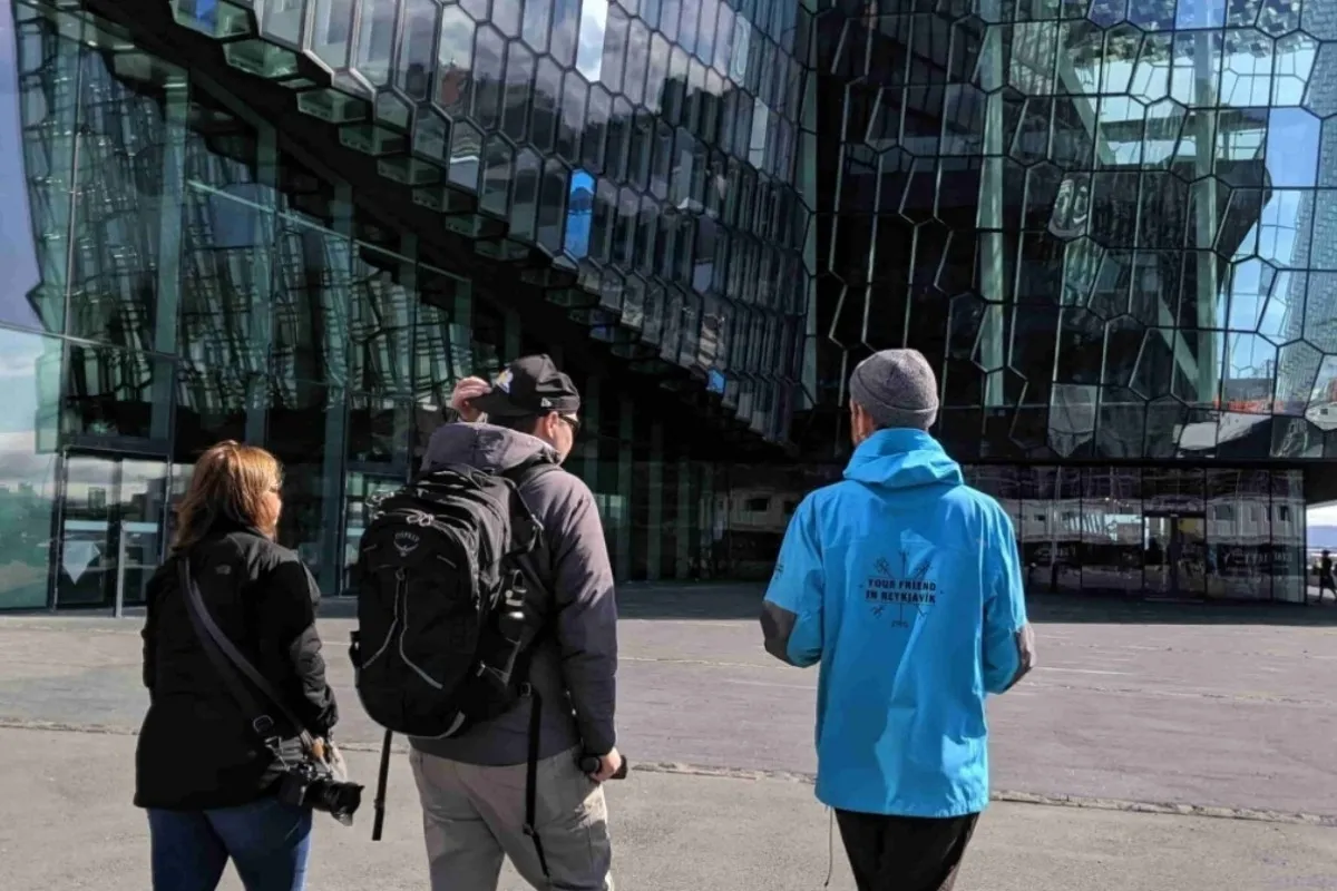Guided walking tour with Your Friend in Reykjavik at Ingólfur Square in the city center.