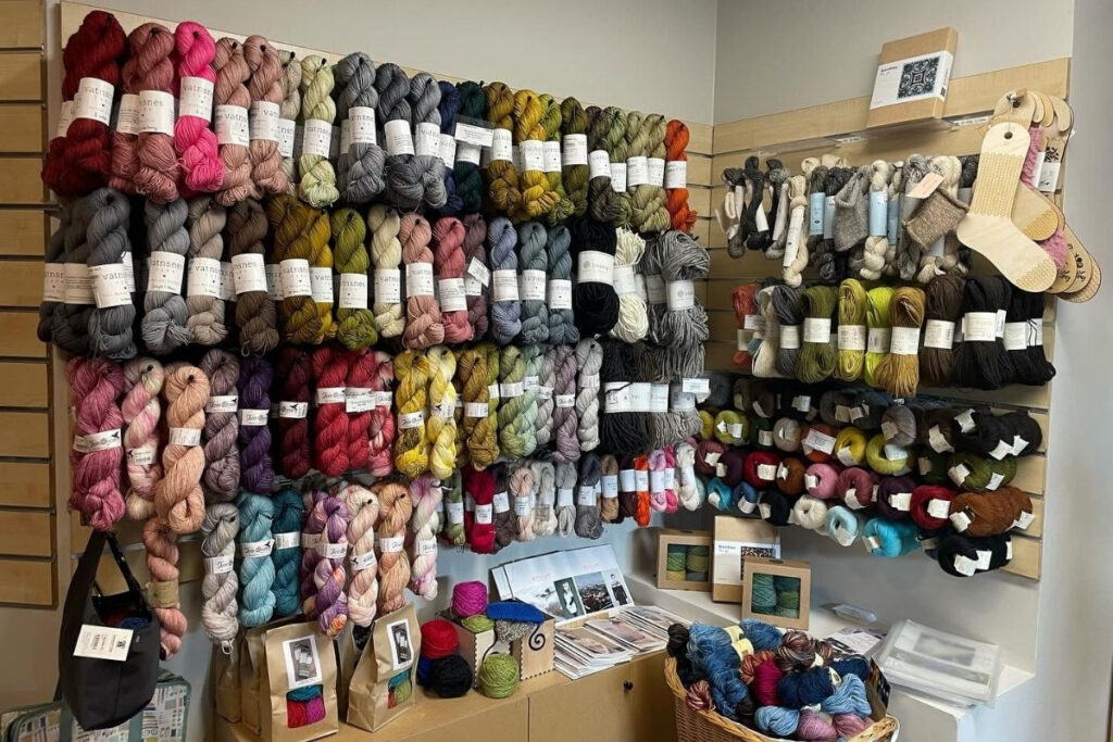 Premium Icelandic wool yarn and knitting supplies at the Handknitting Association of Iceland Reykjavik.