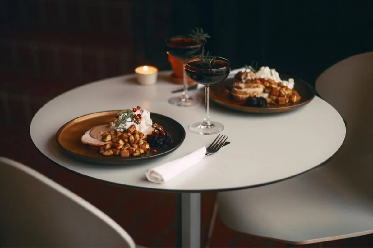 Restaurant dining scene at Ketilkaffi in Akureyri, recommended by Handpicked Iceland.