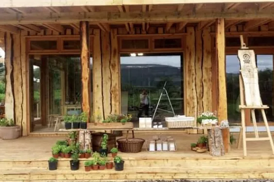 Móðir Jörð Café exterior in Egilsstaðir, recommended by Handpicked Iceland.