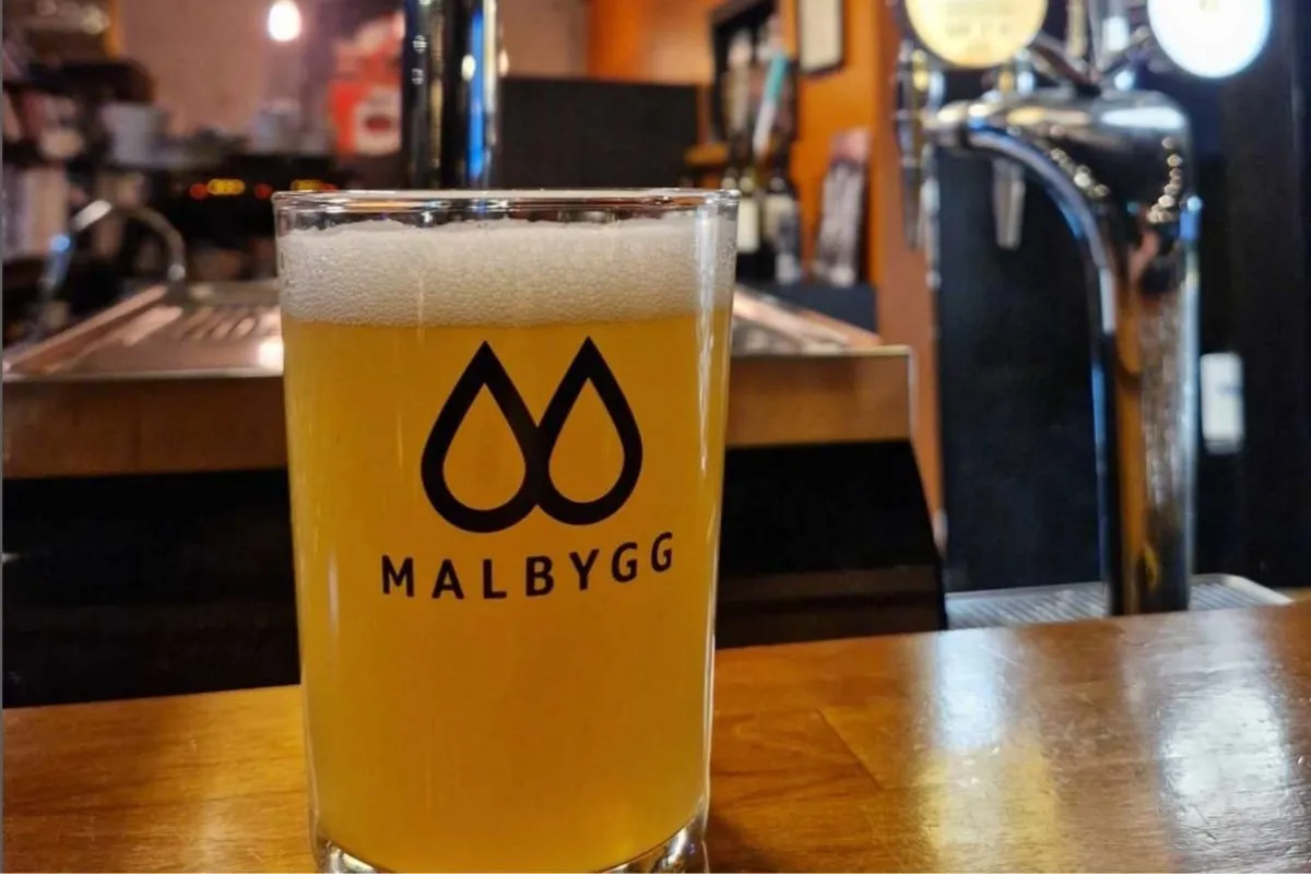 Local Icelandic craft beer at Mossley Street Food in Kópavogur.