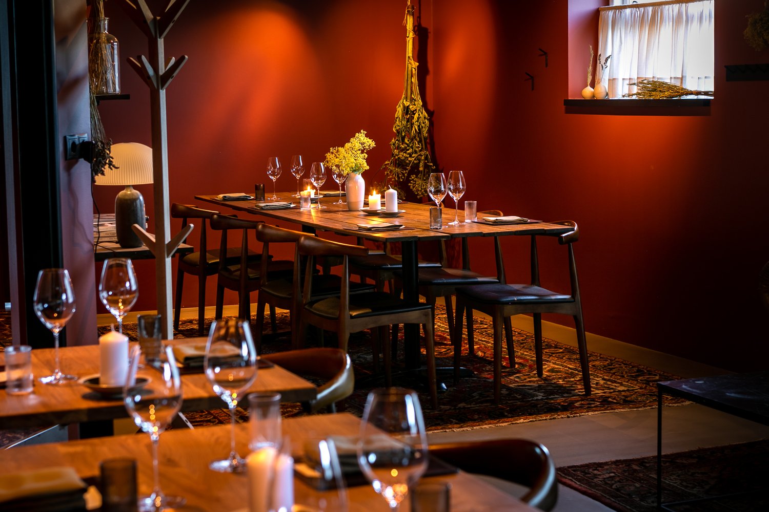 Interior of North Restaurant in Akureyri, recommended by Handpicked Iceland.