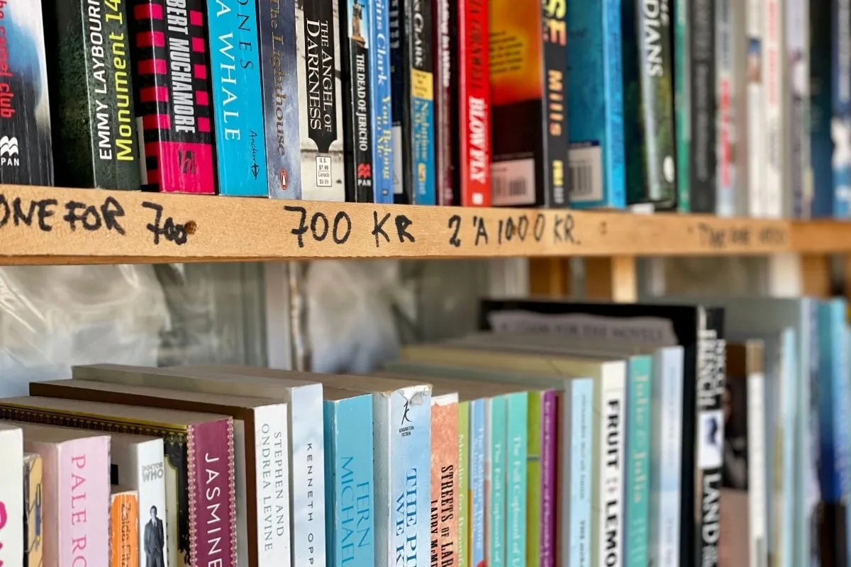 Book café and reading space in Selfoss, recommended by Handpicked Iceland.