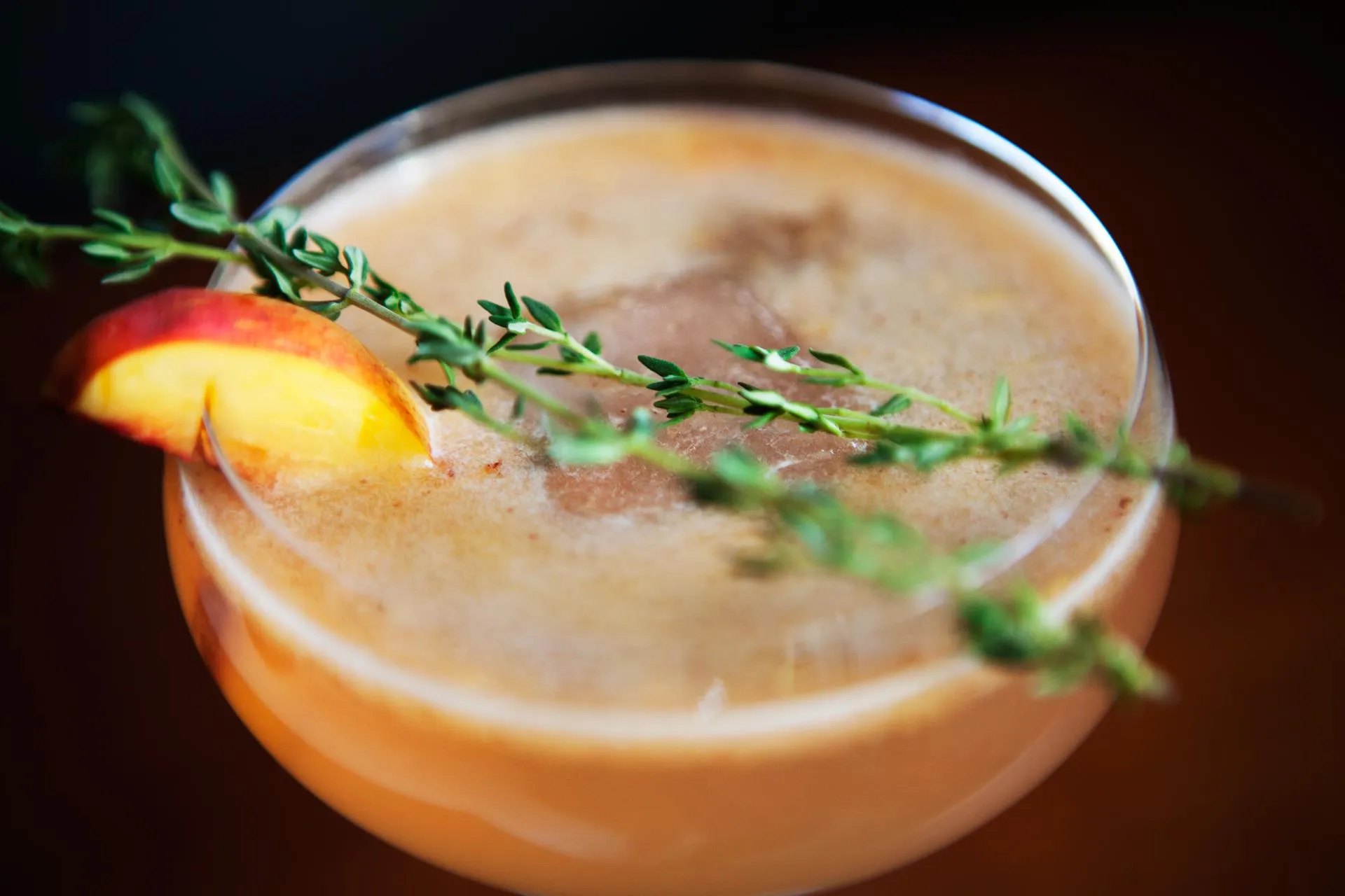 Signature garnished cocktail at Veður (Weather Bar) Reykjavik.