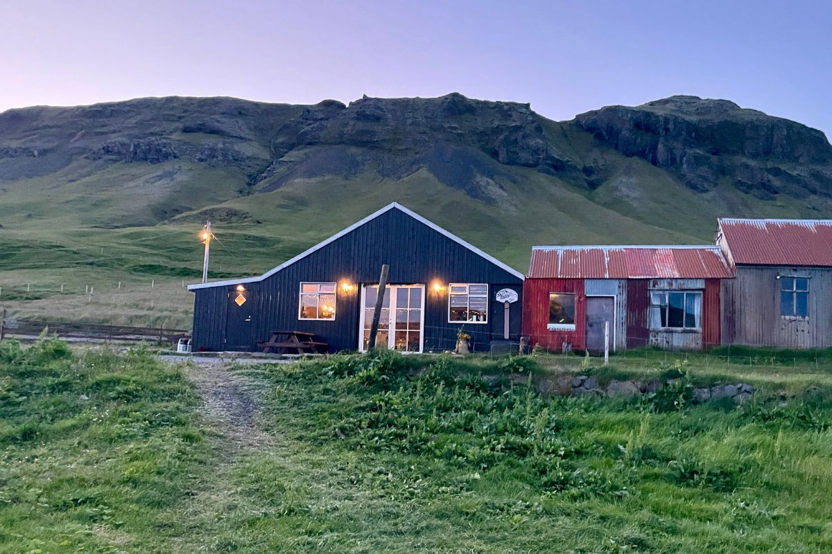 Iceland Bike Farm surrounded by mountains in Kirkjubæjarklaustur, South Iceland