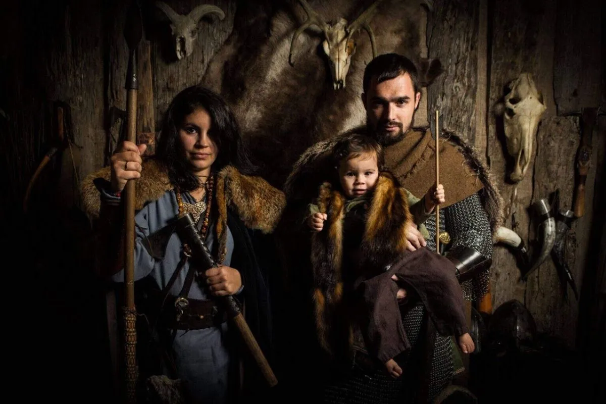 Authentic Viking portrait experience at Mink Portrait Studio, Reykjavik, Iceland.