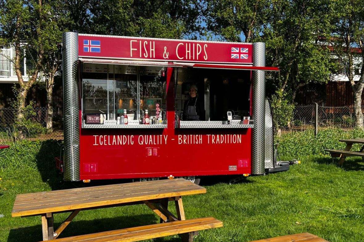 Fish and Chips Vagninn (wagon) in Reykjavik, recommended by Handpicked Iceland.