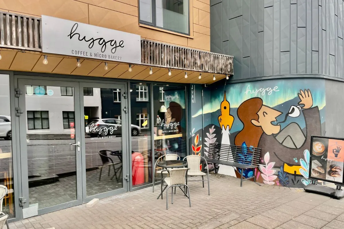Hygge Café & Micro Bakery - Barónsstígur storefront in Reykjavik.