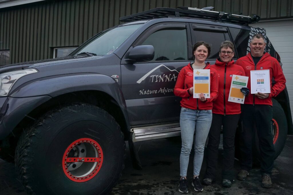Tinna Adventure recognition from Byggðastofnun for the Fragile Communities project