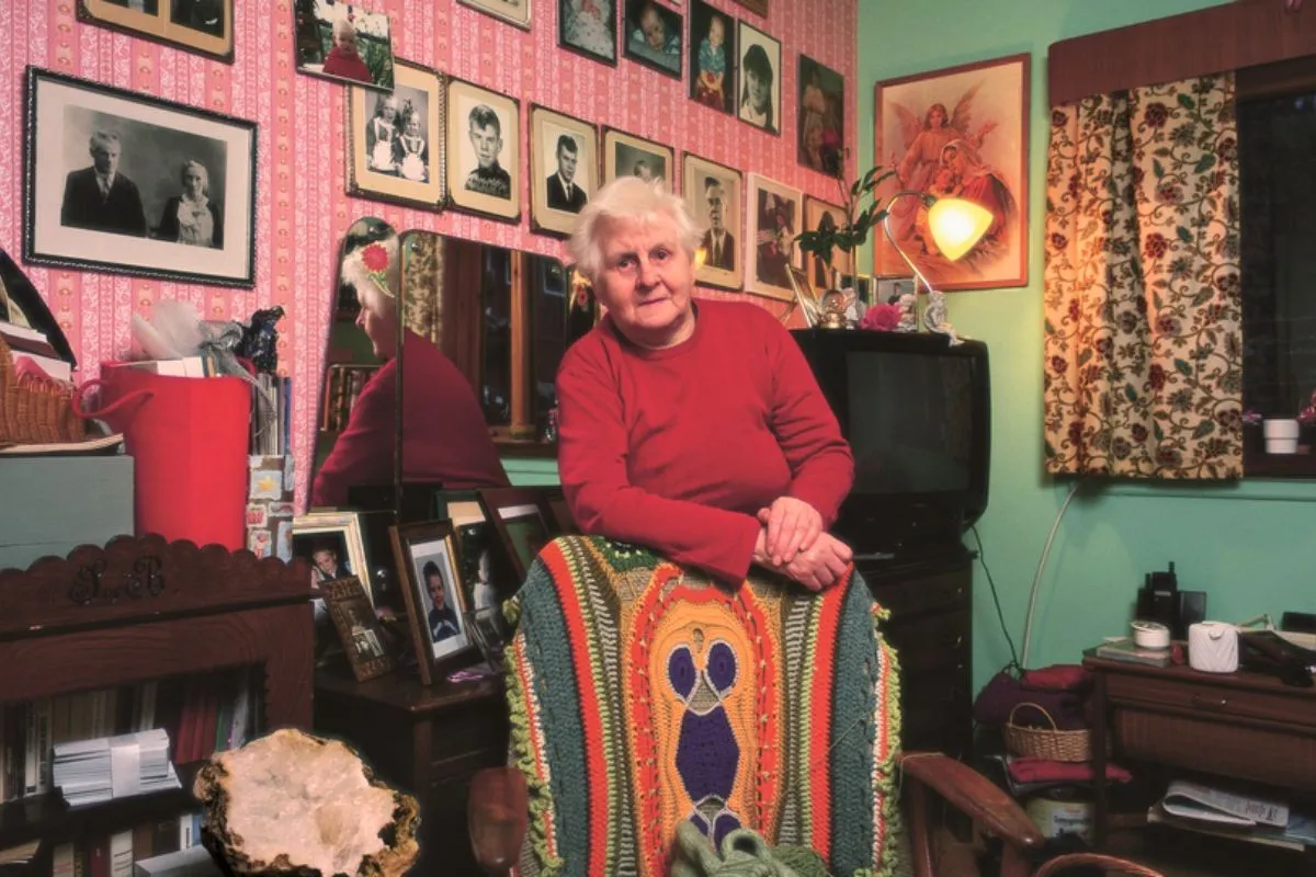 Ljósbjörg Petra María Sveinsdóttir, the founder of Petra's Stone Collection.